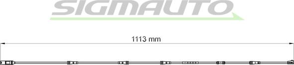 SIGMAUTO WI0749 - Indikators, Bremžu uzliku nodilums www.autospares.lv