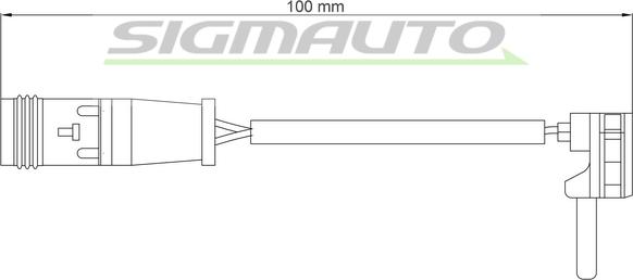 SIGMAUTO WI0769 - Indikators, Bremžu uzliku nodilums autospares.lv