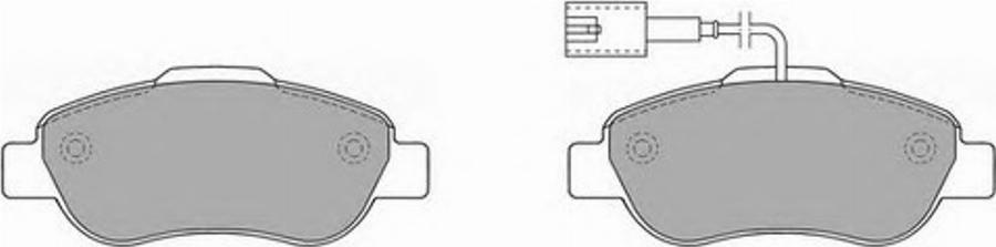 Simer 9031 - Brake Pad Set, disc brake www.autospares.lv