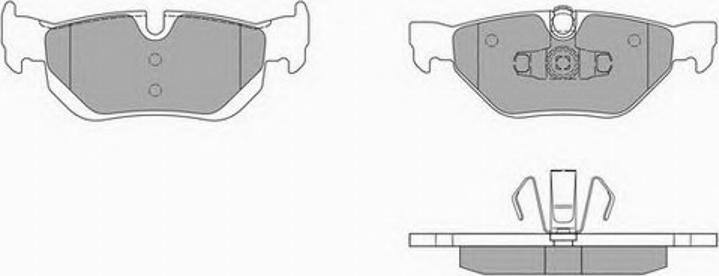 Simer 935 - Brake Pad Set, disc brake www.autospares.lv