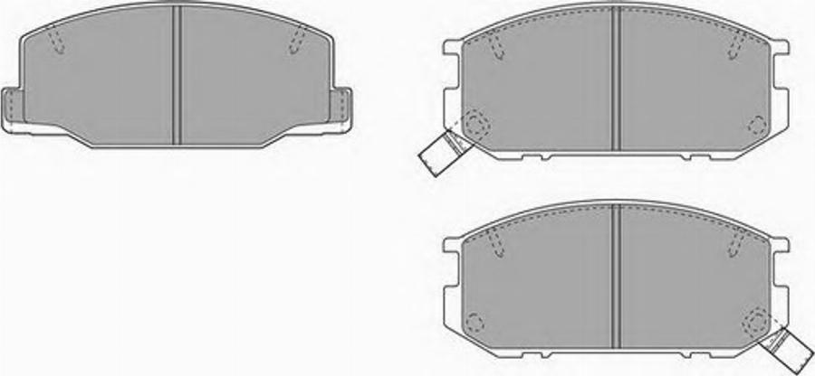 Simer 468 - Brake Pad Set, disc brake www.autospares.lv