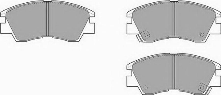 Simer 480 - Brake Pad Set, disc brake www.autospares.lv