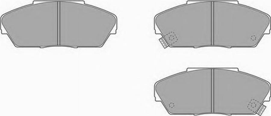 Simer 431 - Brake Pad Set, disc brake www.autospares.lv