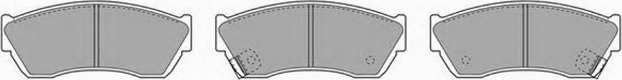 Simer 437 - Brake Pad Set, disc brake www.autospares.lv