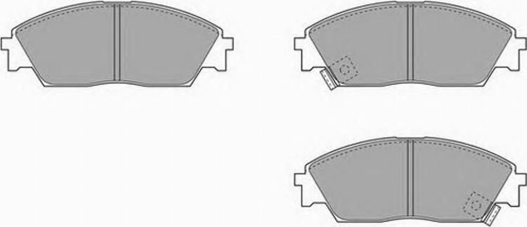 Simer 4761 - Brake Pad Set, disc brake www.autospares.lv