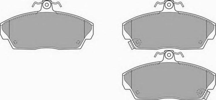 Simer 503 - Brake Pad Set, disc brake www.autospares.lv