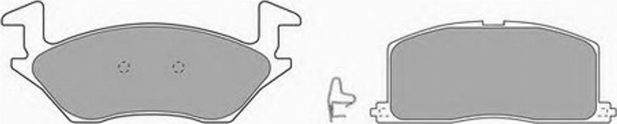 Simer 528 - Brake Pad Set, disc brake www.autospares.lv