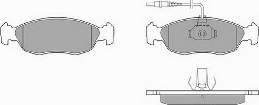 Simer 601 - Brake Pad Set, disc brake www.autospares.lv