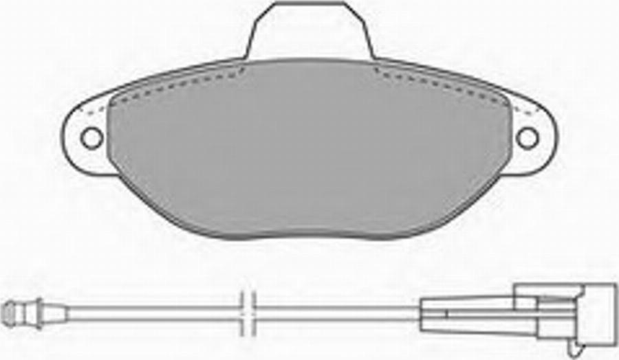 Simer 607 - Brake Pad Set, disc brake www.autospares.lv