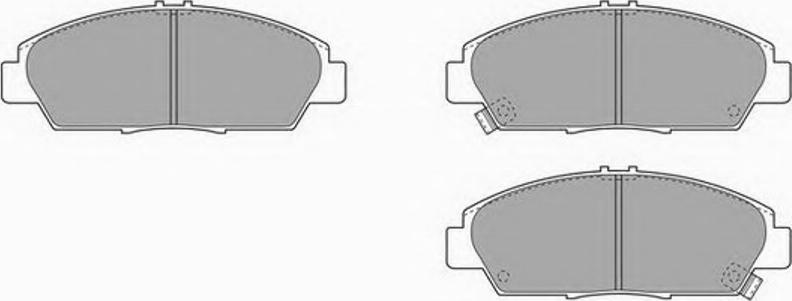 Simer 683 - Brake Pad Set, disc brake www.autospares.lv