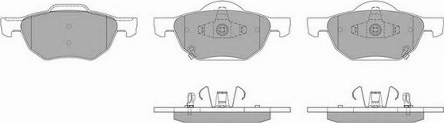 Simer 1014 - Тормозные колодки, дисковые, комплект www.autospares.lv