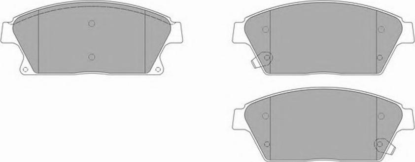 Simer 1079 - Brake Pad Set, disc brake www.autospares.lv