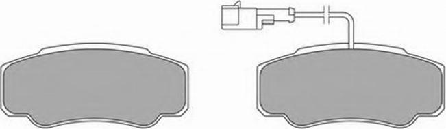 Simer 8641 - Brake Pad Set, disc brake www.autospares.lv