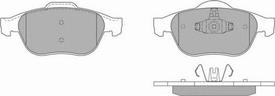 Simer 835.2 - Тормозные колодки, дисковые, комплект www.autospares.lv