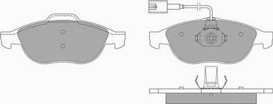 Simer 714.1 - Brake Pad Set, disc brake www.autospares.lv