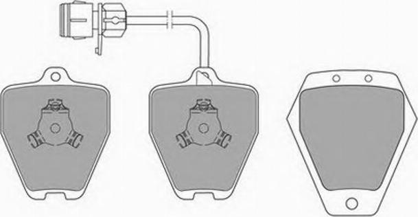 Simer 716 - Brake Pad Set, disc brake www.autospares.lv