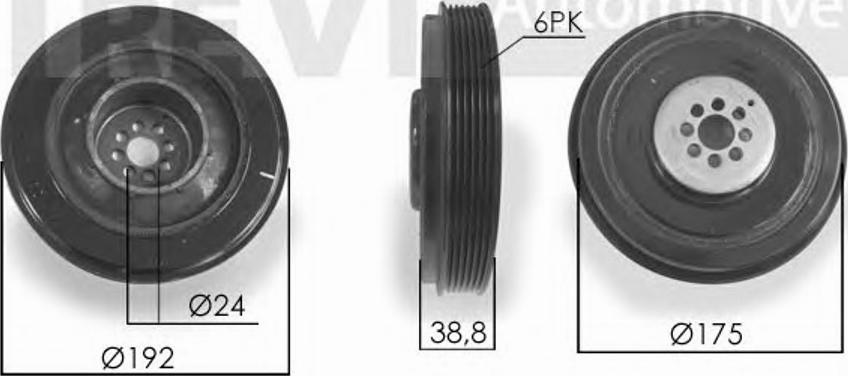 S&K SK060200 - Belt Pulley, crankshaft www.autospares.lv