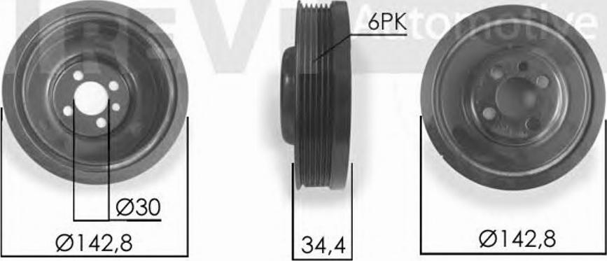 S&K SK0810821 - Piedziņas skriemelis, Kloķvārpsta autospares.lv