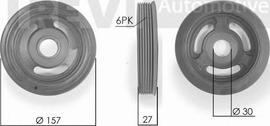 S&K SK769880 - Piedziņas skriemelis, Kloķvārpsta autospares.lv