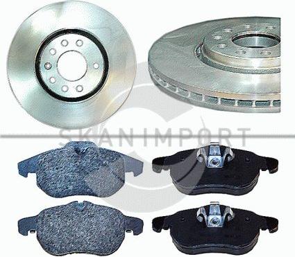 SKANIMPORT 624-497 - Дисковый тормозной механизм, комплект www.autospares.lv