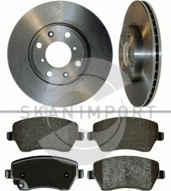 SKANIMPORT 624-2978 - Brake Set, disc brakes www.autospares.lv