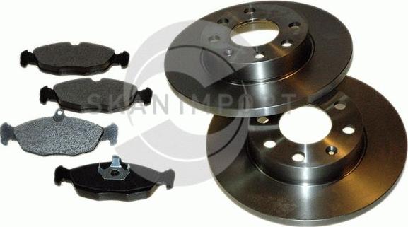 SKANIMPORT 624-2290-1 - Brake Set, disc brakes www.autospares.lv