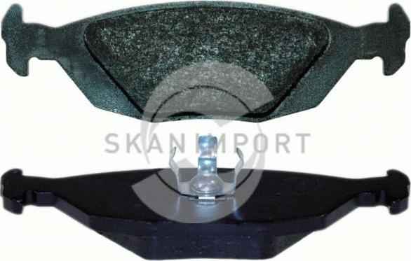 SKANIMPORT BB 5967 - Тормозные колодки, дисковые, комплект www.autospares.lv