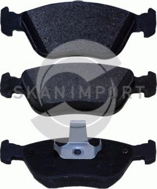 SKANIMPORT BB 587 - Brake Pad Set, disc brake www.autospares.lv