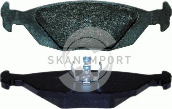 SKANIMPORT BH 5967 - Тормозные колодки, дисковые, комплект www.autospares.lv