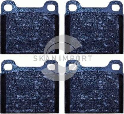 SKANIMPORT BB 758 - Тормозные колодки, дисковые, комплект www.autospares.lv