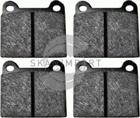 SKANIMPORT BB 702 - Brake Pad Set, disc brake www.autospares.lv