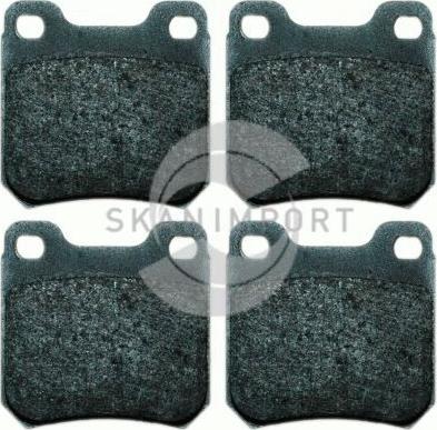 SKANIMPORT BH 7241SK - Тормозные колодки, дисковые, комплект www.autospares.lv