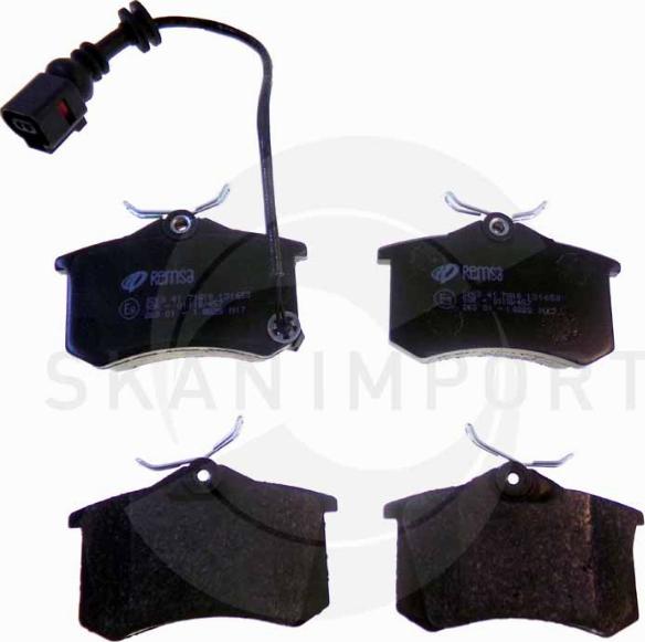 SKANIMPORT BHV 1010 - Bremžu uzliku kompl., Disku bremzes www.autospares.lv