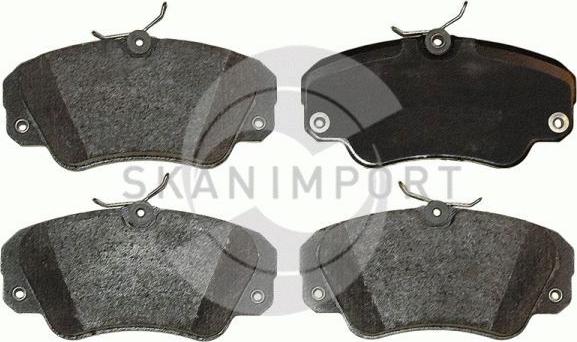 SKANIMPORT BVO 5077 - Brake Pad Set, disc brake www.autospares.lv