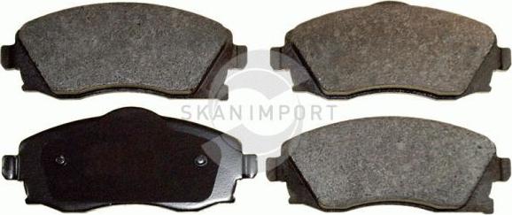 SKANIMPORT BVO 6114 - Тормозные колодки, дисковые, комплект www.autospares.lv