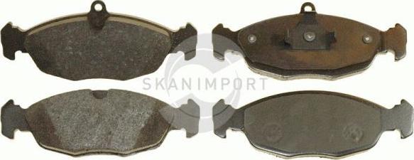 SKANIMPORT BVO 2639SK - Тормозные колодки, дисковые, комплект www.autospares.lv