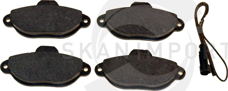 SKANIMPORT BVP 1001 - Brake Pad Set, disc brake www.autospares.lv