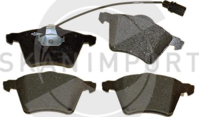 SKANIMPORT BVV 1007 - Brake Pad Set, disc brake www.autospares.lv