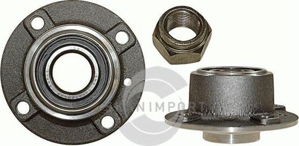 SKANIMPORT WBK 1436 - Подшипник ступицы колеса, комплект www.autospares.lv