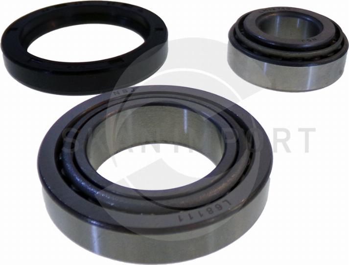 Spidan 0.026567 - Подшипник ступицы колеса, комплект www.autospares.lv