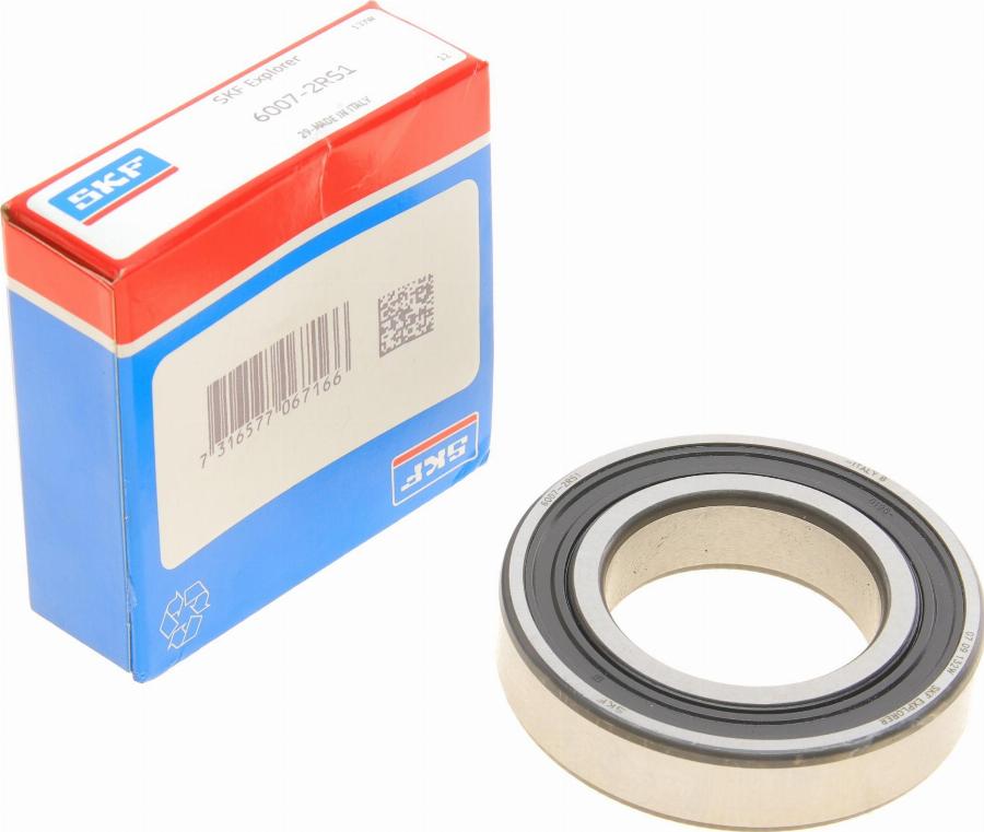 SKF 6007-2RS1 - Intermediate Bearing, drive shaft www.autospares.lv