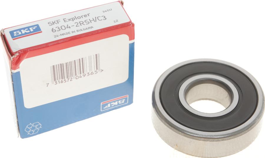 SKF 6304-2RSH/C3 - --- www.autospares.lv