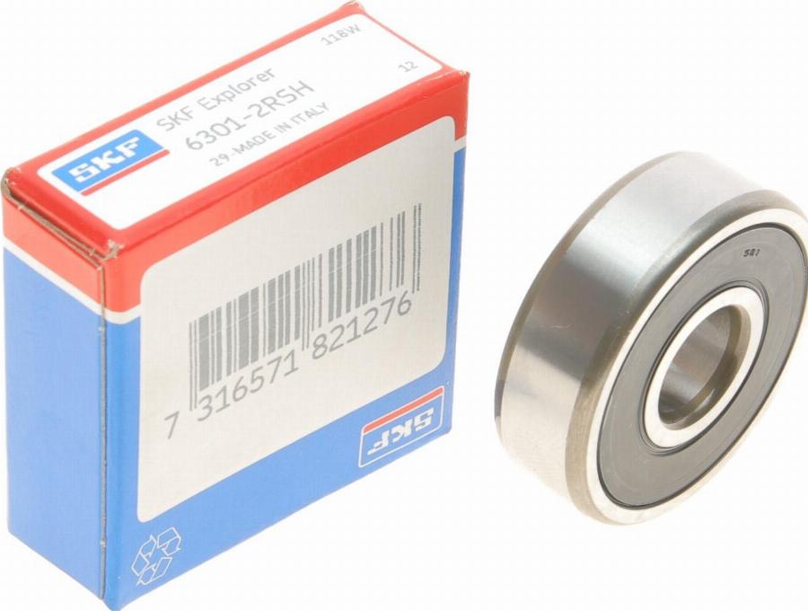 SKF 6301-2RSH - --- www.autospares.lv