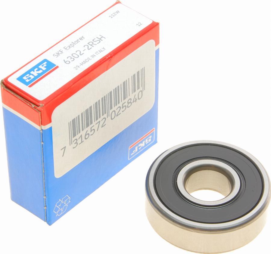 SKF 63022RSH - Шкив генератора, муфта www.autospares.lv