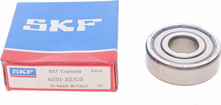 SKF 62012ZC3 - Kontaktgredzenu gultnis, Ģenerators www.autospares.lv