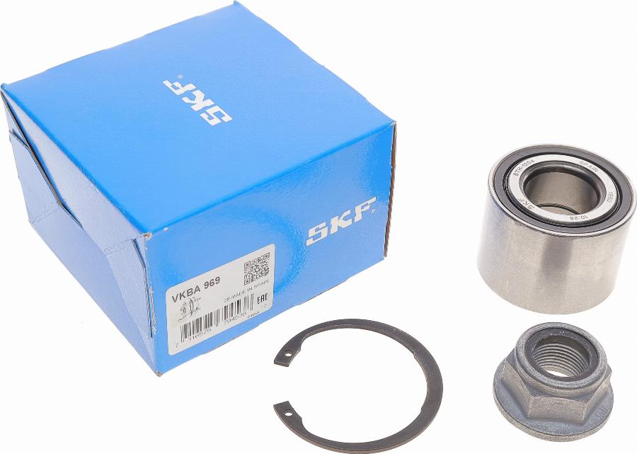 SKF VKBA 969 - Wheel hub, bearing Kit www.autospares.lv