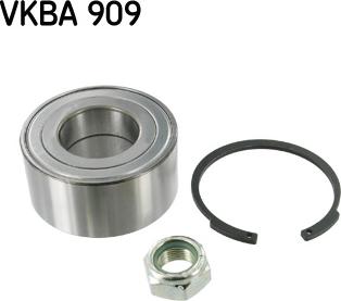 SKF VKBA 909 - Riteņa rumbas gultņa komplekts www.autospares.lv