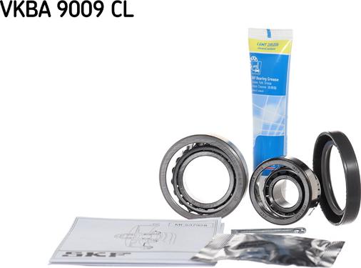 SKF VKBA 9009 CL - Wheel hub, bearing Kit www.autospares.lv