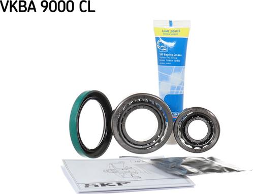 SKF VKBA 9000 CL - Подшипник ступицы колеса, комплект www.autospares.lv