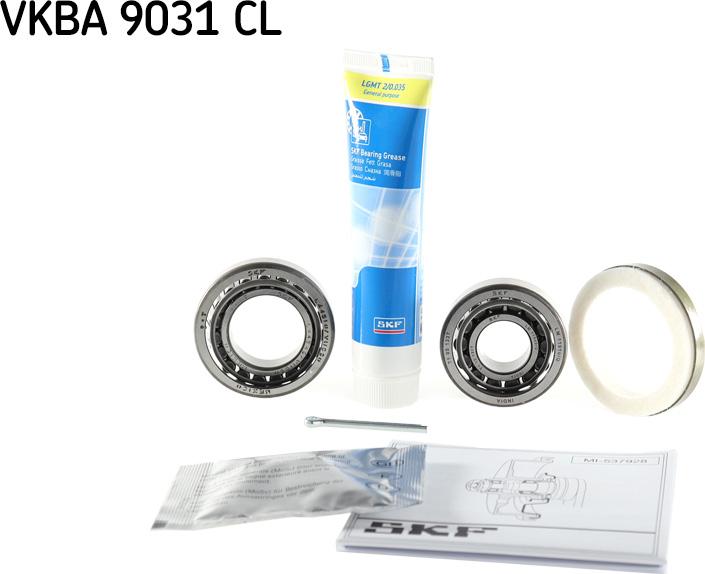 SKF VKBA 9031 CL - Wheel hub, bearing Kit www.autospares.lv